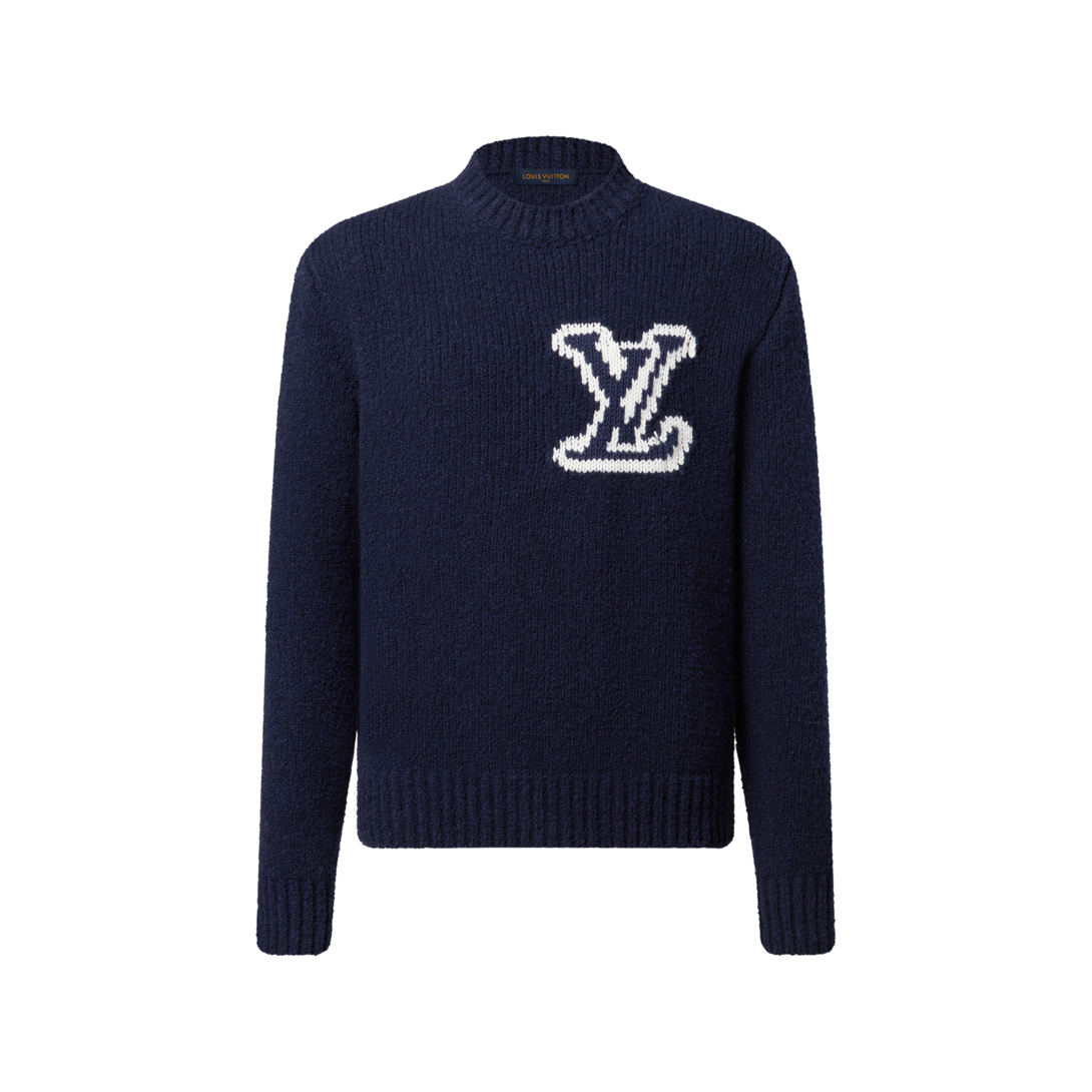 LV Intarsia Crewneck - Ready-to-Wear | LOUIS VUITTON